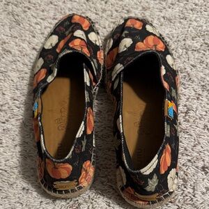 Pumpkin Slip-On Shoes